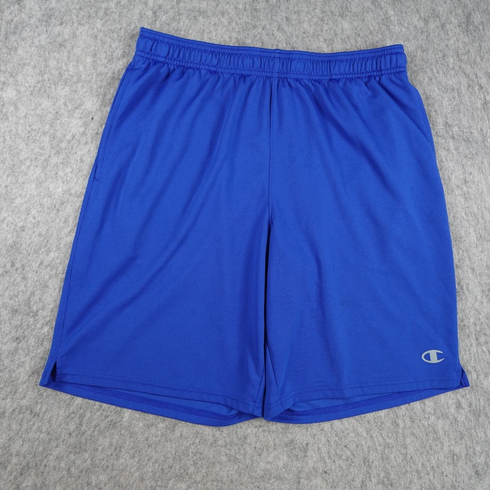 ChampionShorts Shirt Men Large Blue Athletic Performance Gym Basketball Workout
